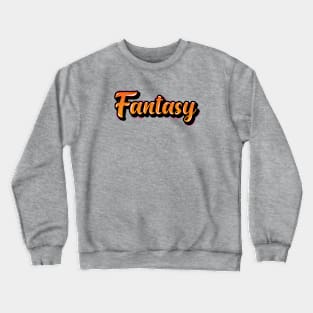 Retro Megical Fantasy Lettering Crewneck Sweatshirt